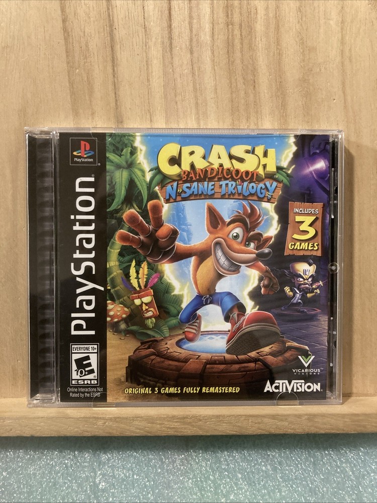 Crash Bandicoot N. Sane Trilogy - Ps1 Ps4 EMPLOYEE JEWEL CASE EDITION *RARE*