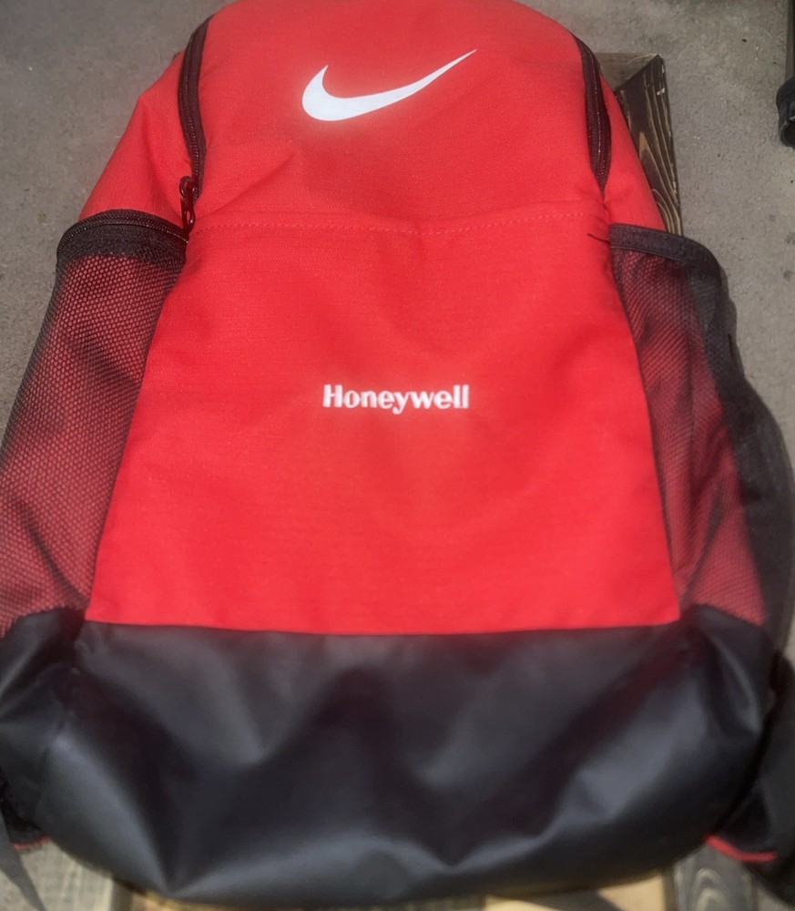 Nike Red Honeywell Logo Backpack  in EUC