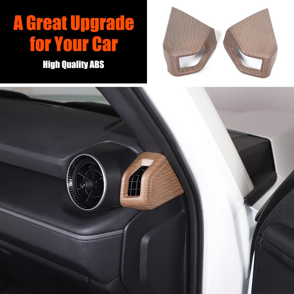 Grain Interior Dash Side Air Vent Trim Cover For Toyota Prado LC250 2024+
