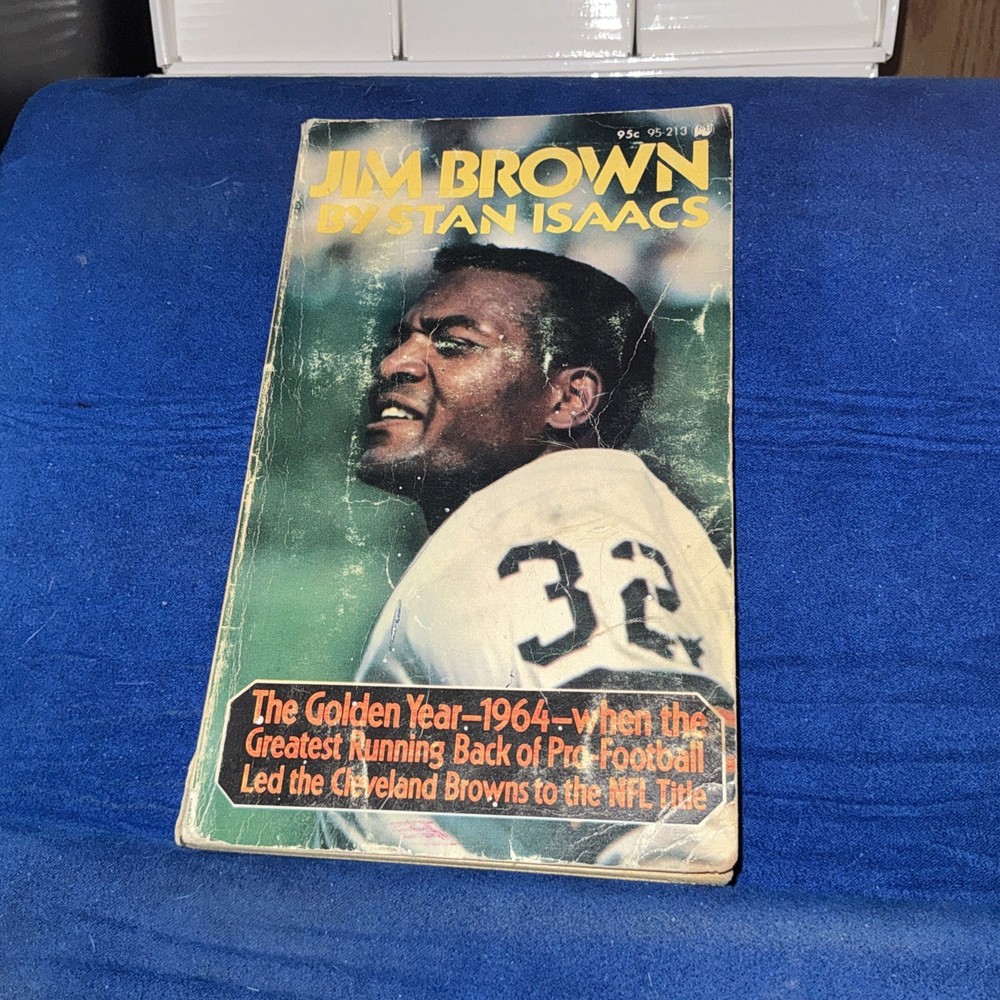 Jim Brown - The Golden Year 1964 by Stan Isaacs Vintage 1970 Paperback Book