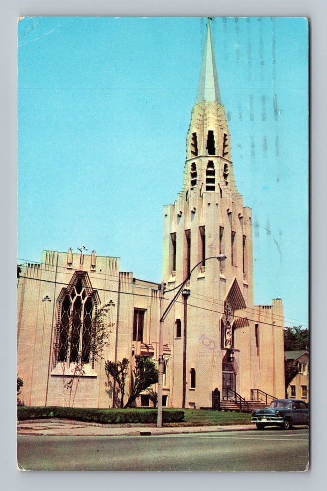 Canada Ontario Windsor St Clare's Roman Catholic Church Vintage c1971 Postcard