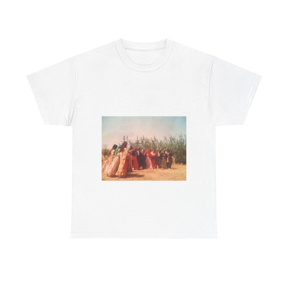 Kurdish Vintage Floral Dance Unisex Heavy Cotton T-Shirt