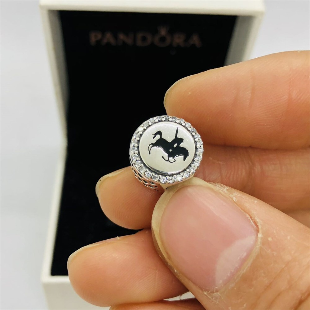 Pandora Sterling Silver Alberta Bucking Bronco Bead Charm S925