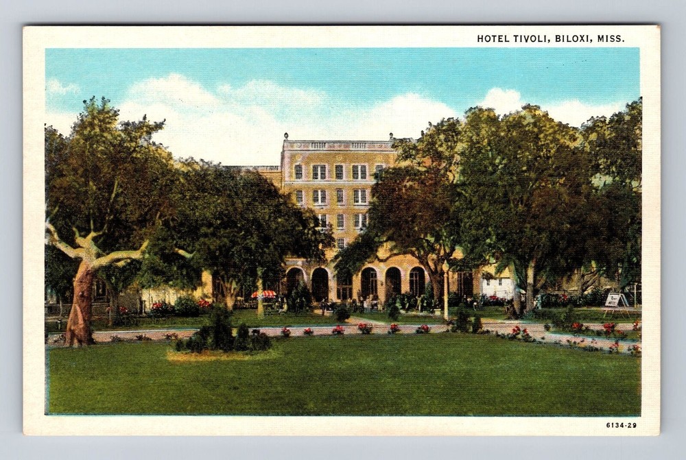 Biloxi MS-Mississippi, Hotel Tivoli, Vintage Postcard