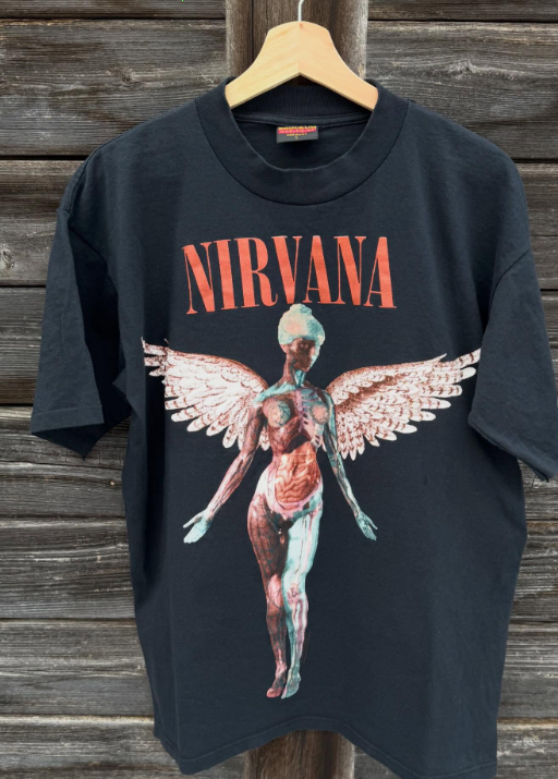 Vintage 1993 Nirvana Band ‘In Utero’ T shirt All Size