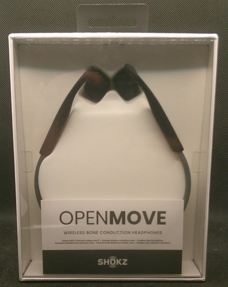 Shokz Open Move Bone Conduction Ear Sport Headphones - NIB - S661 Grey