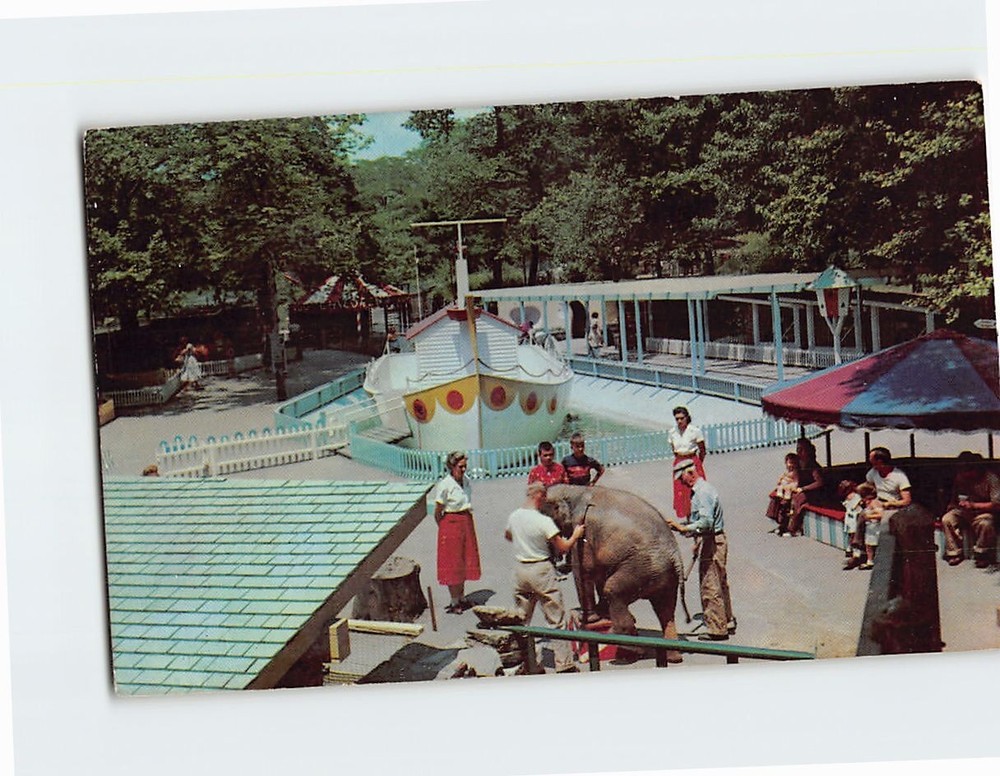 Postcard Children's Zoo Highland Park Pittsburgh Pennsylvania USA