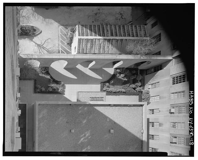 Photo:New York City NY New York Hospital 1930s Courtyard Aerial View