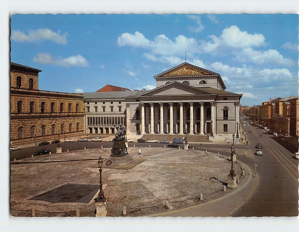 Postcard National Theatre Munich Germany