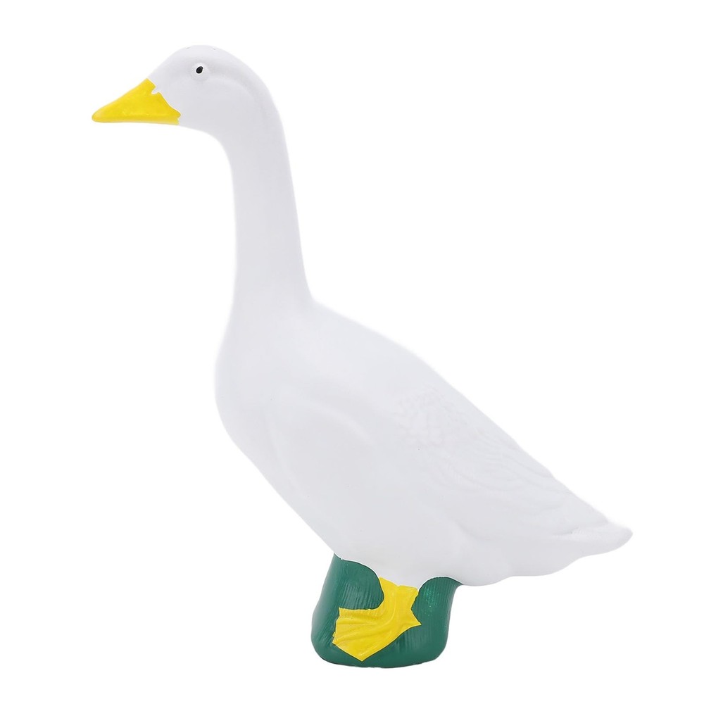 7.1 Inches Desk Goose Statue - Small Goose Figurine for Home Decor, Desktop & Po