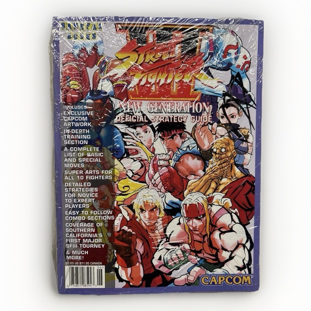 Street Fighter III New Generation Official Strategy Guide Prima Games SEALED