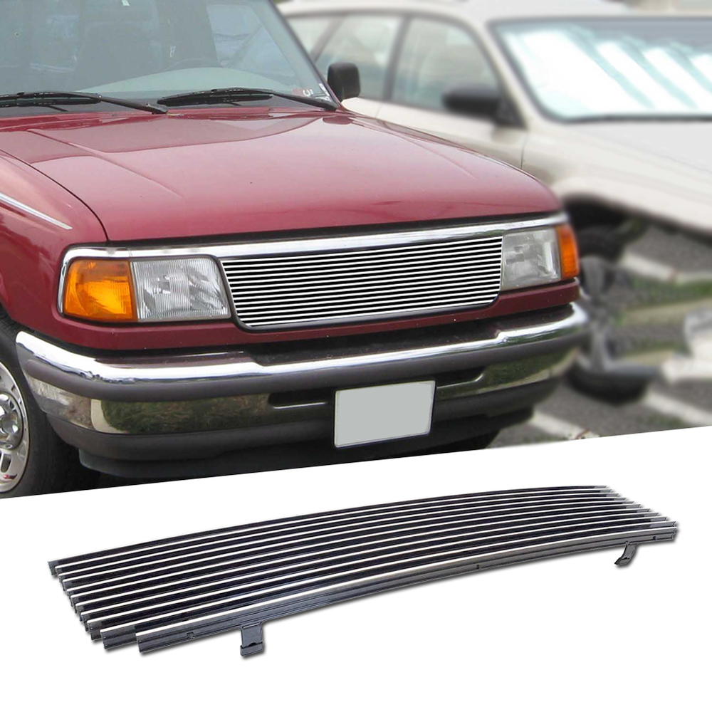 1993-1997 Ford Ranger 2WD Chrome Billet Upper Grille Insert