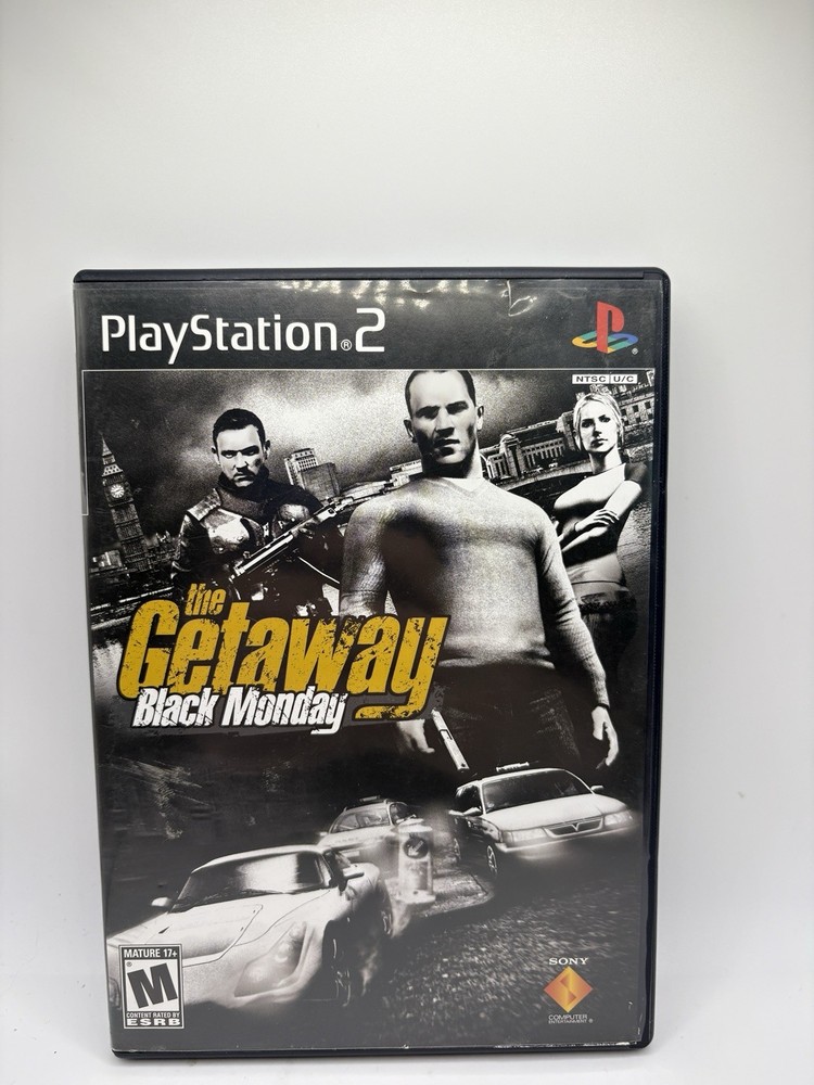 The Getaway Black Monday Sony Playstation 2 PS2 Game 2005 CIB