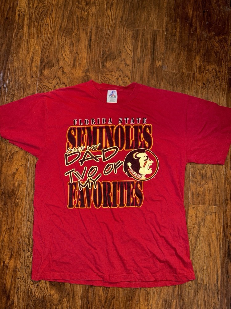 Vintage FSU Florida State Dad T Shirt XL Seminoles