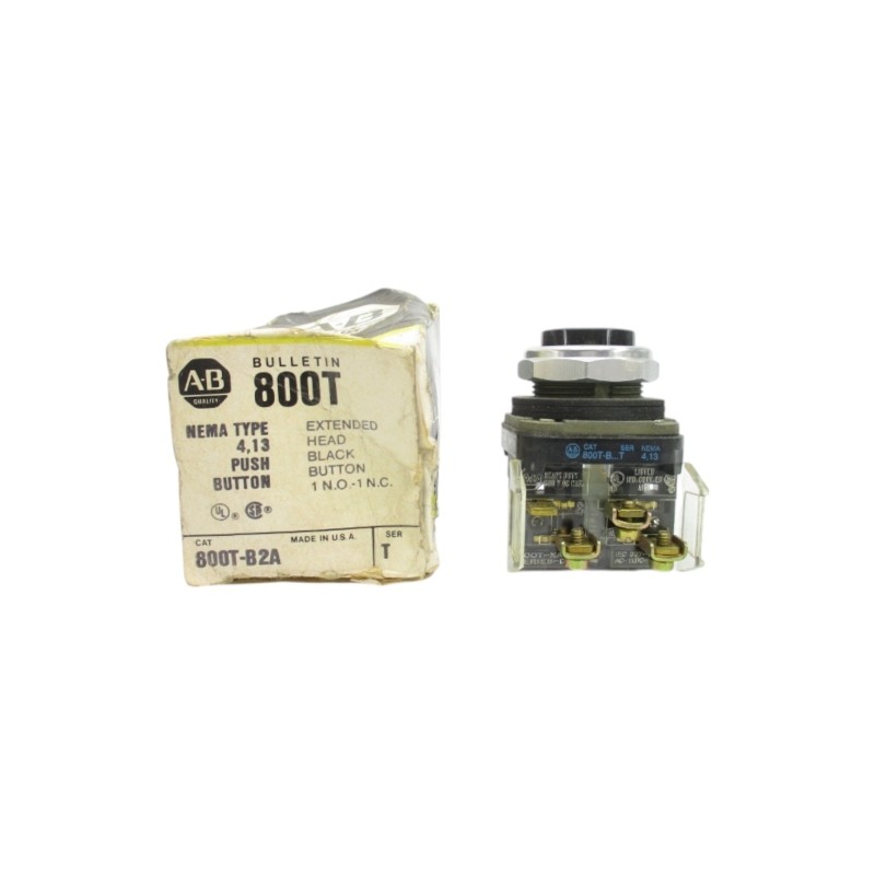 Allen Bradley 800T-B2A Ser. T (Bk/Yl) Nsmp
