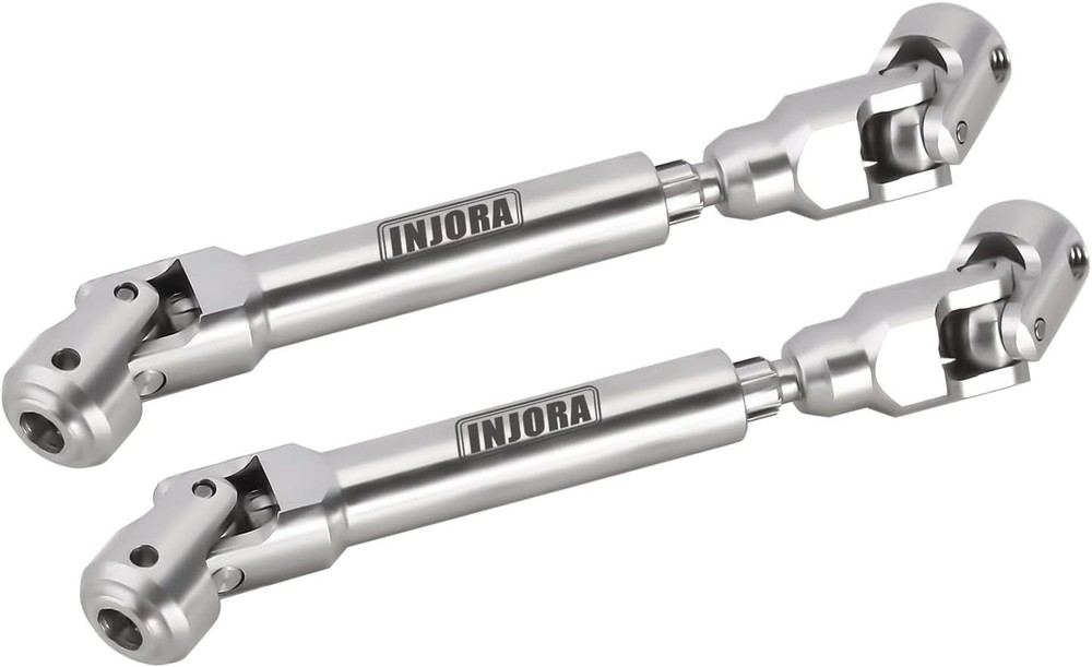 Stainless Steel Drive Shafts for FMS FCX10 Upgrade 1/10 RC Crawler, 104-139mm