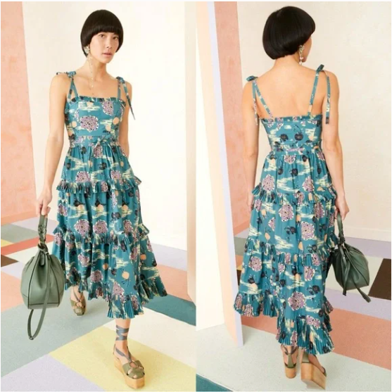 Ulla Johnson Lune Dress in River 12