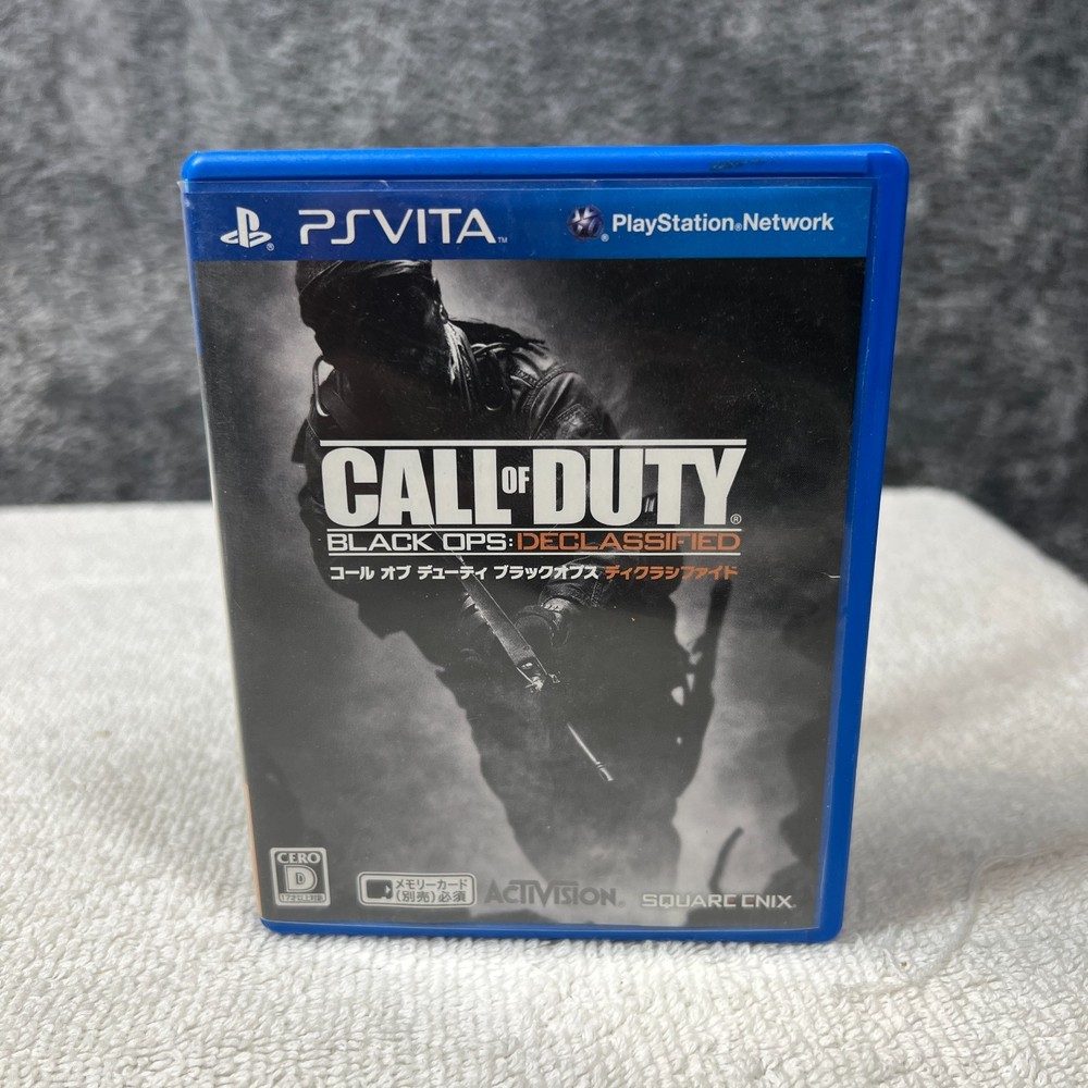 CALL OF DUTY Black ops Declassified PS Vita Japanese VLJM-35025 Sony Playstation