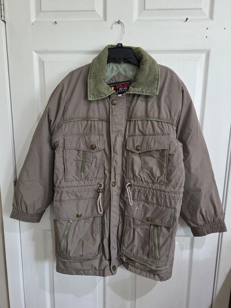Vintage Yaya Jacket Adult Medium Tan Brown Goose Down Coat Puffer 70s 80s
