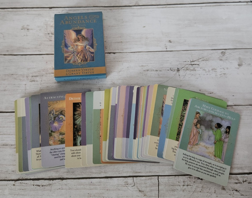 Angels of Abundance Oracle Cards 44 Deck Doreen Grant Virtue