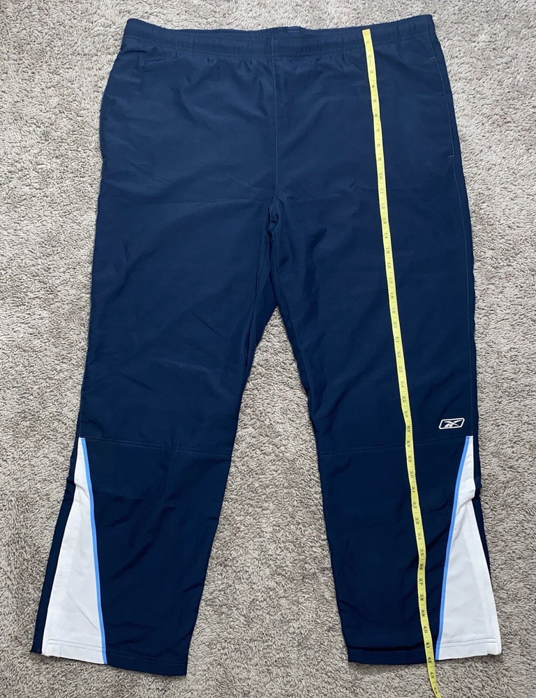 Vintage Reebok Windbreaker Sweats Pants SIZE LARGE Ankle Zipper