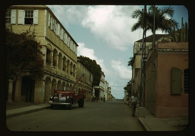 Photo:Street in Christiansted, St. Croix? Virgin Islands