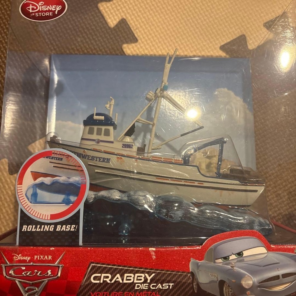 Disney Cars 2 Crabby Boat Disney Store Toy Collectible