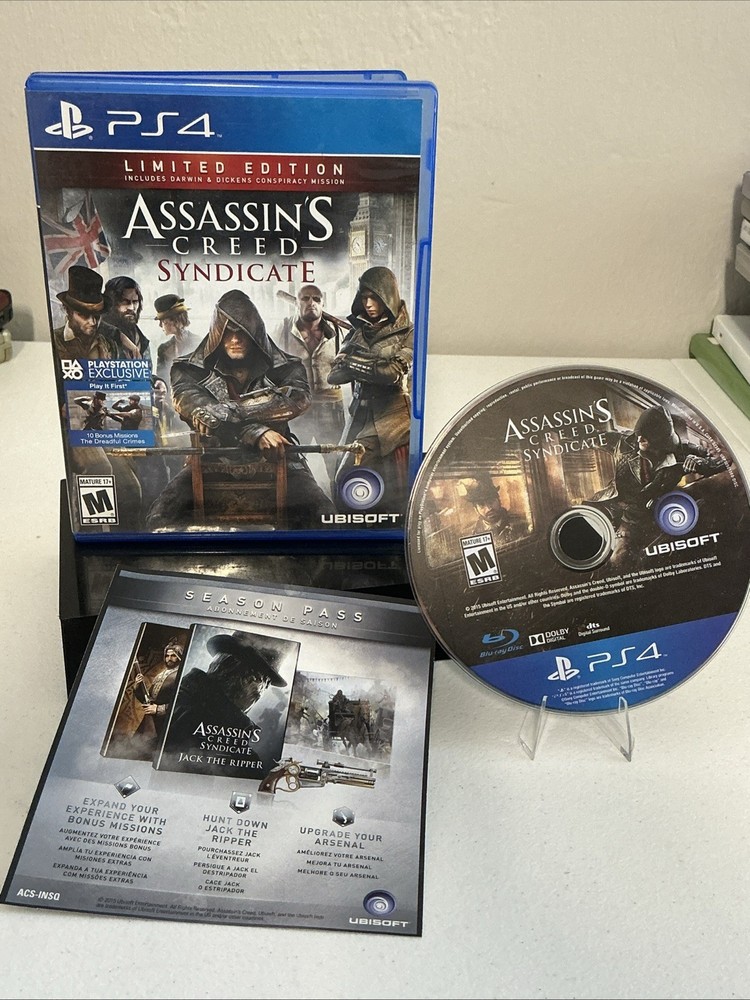 Assassin's Creed Syndicate (Sony PlayStation 4 PS4) CIB Complete & Tested