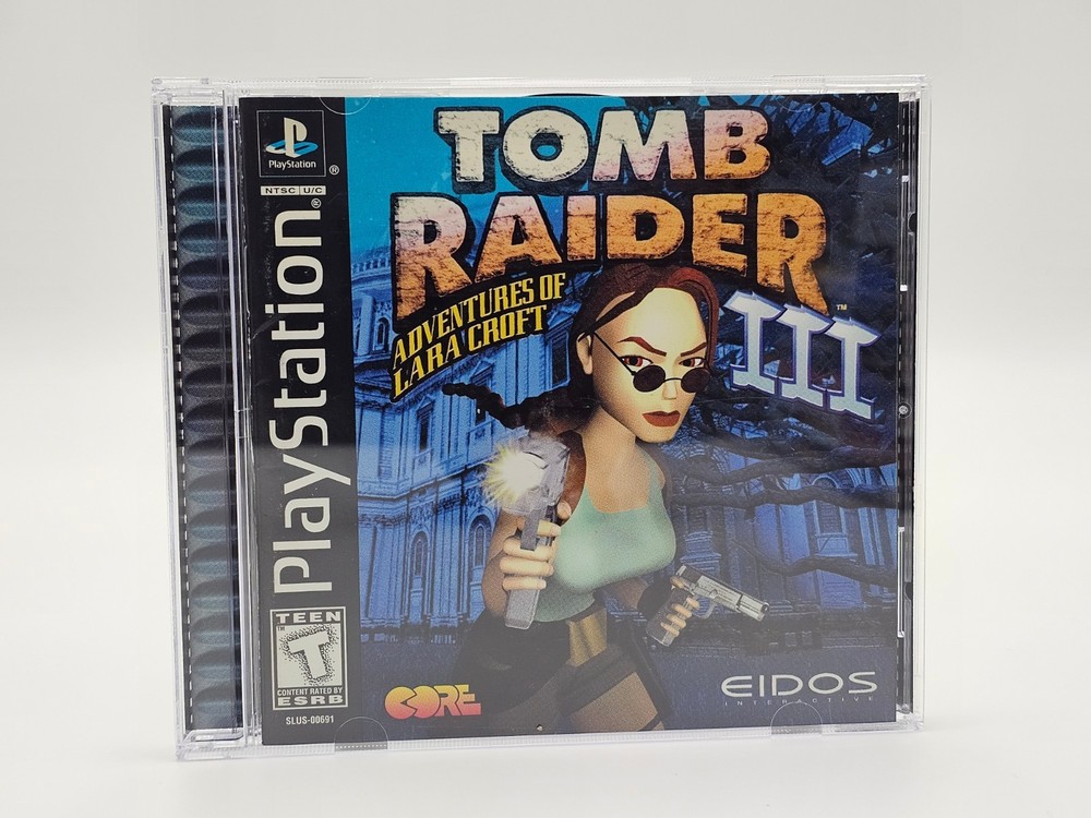 Sony Playstation 1 PS1 Tomb Raider III CIB Cleaned & Tested