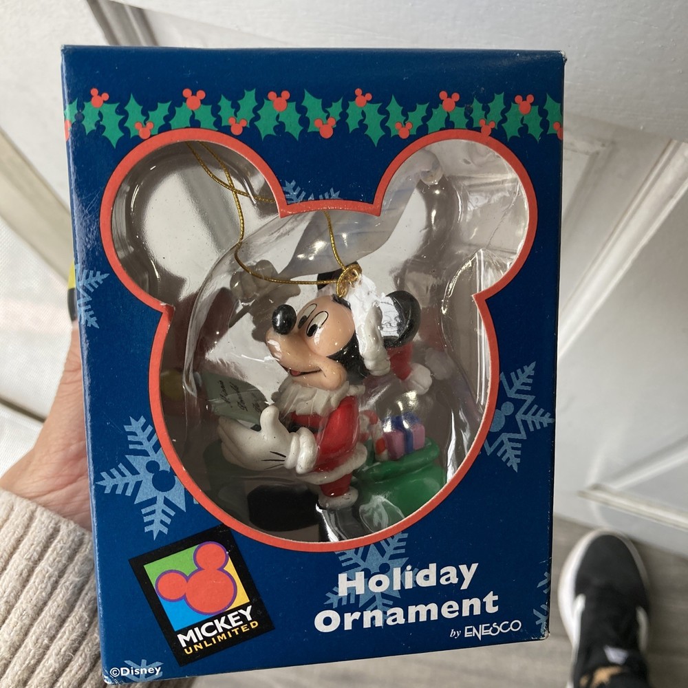 VIntage Mickey Unlimited Enesco Disney ornament Christmas