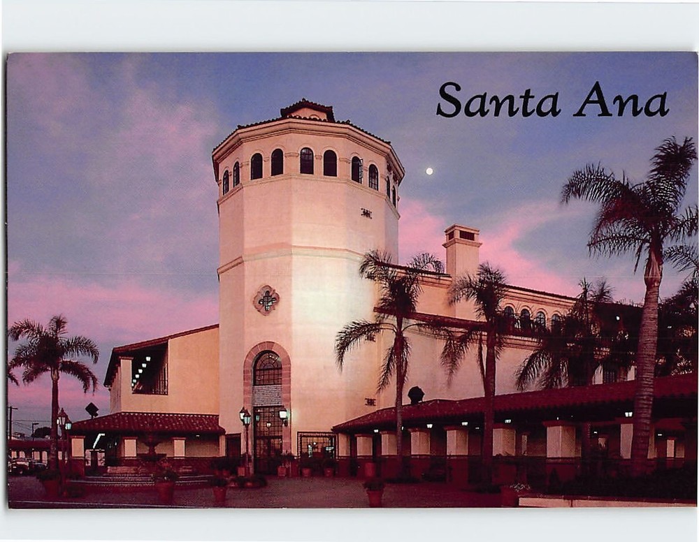 Postcard Santa Ana Station California USA