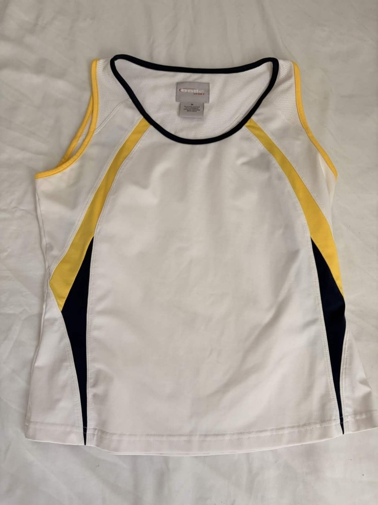 Bolle Sport Tank Top Womens Medium Multicolor Athleisure Sporty Tennis Gorpcore