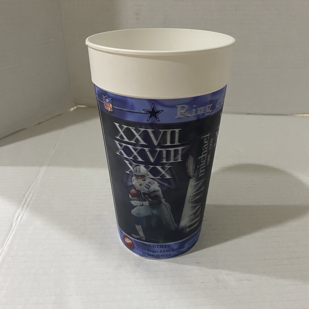 Dallas Cowboys 2005 Ring of Honor Lenticular Cup Featuring Aikman Smith Irvin