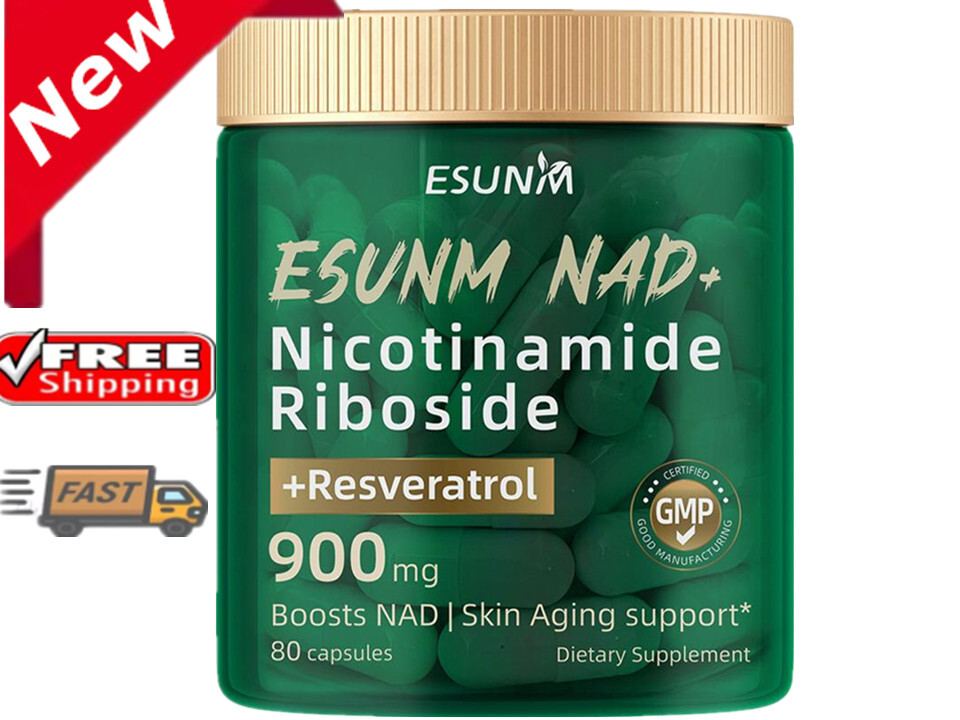 Nicotinamide Riboside 900mg - Resveratrol, NAD+ Booster, Skin, Energy, Focus