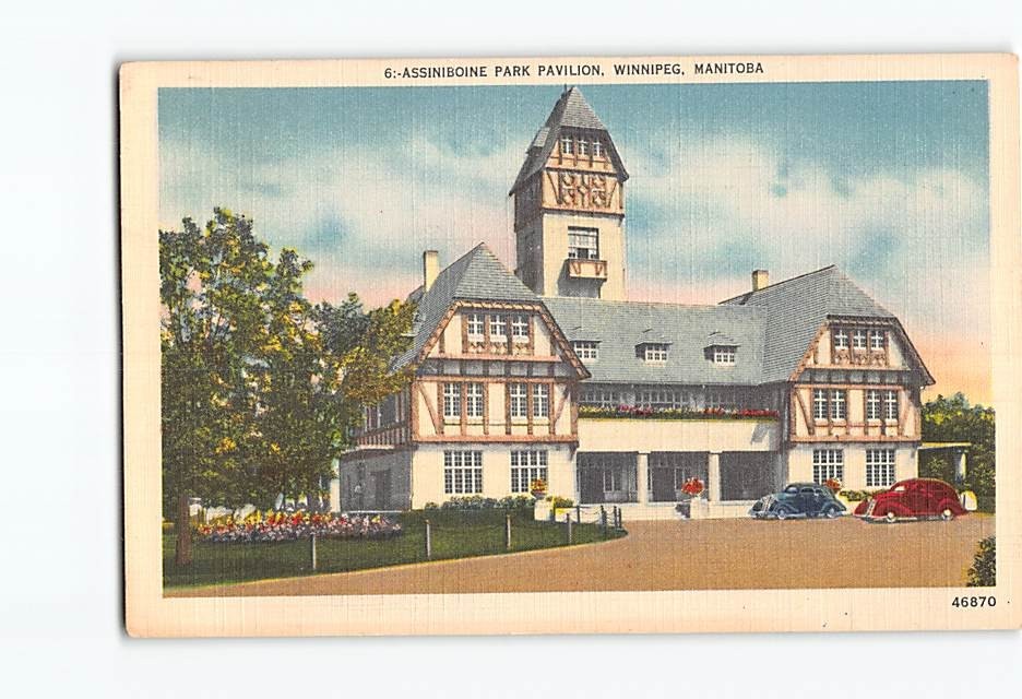 Postcard Assiniboine Park Pavilion Winnipeg Manitoba Canada