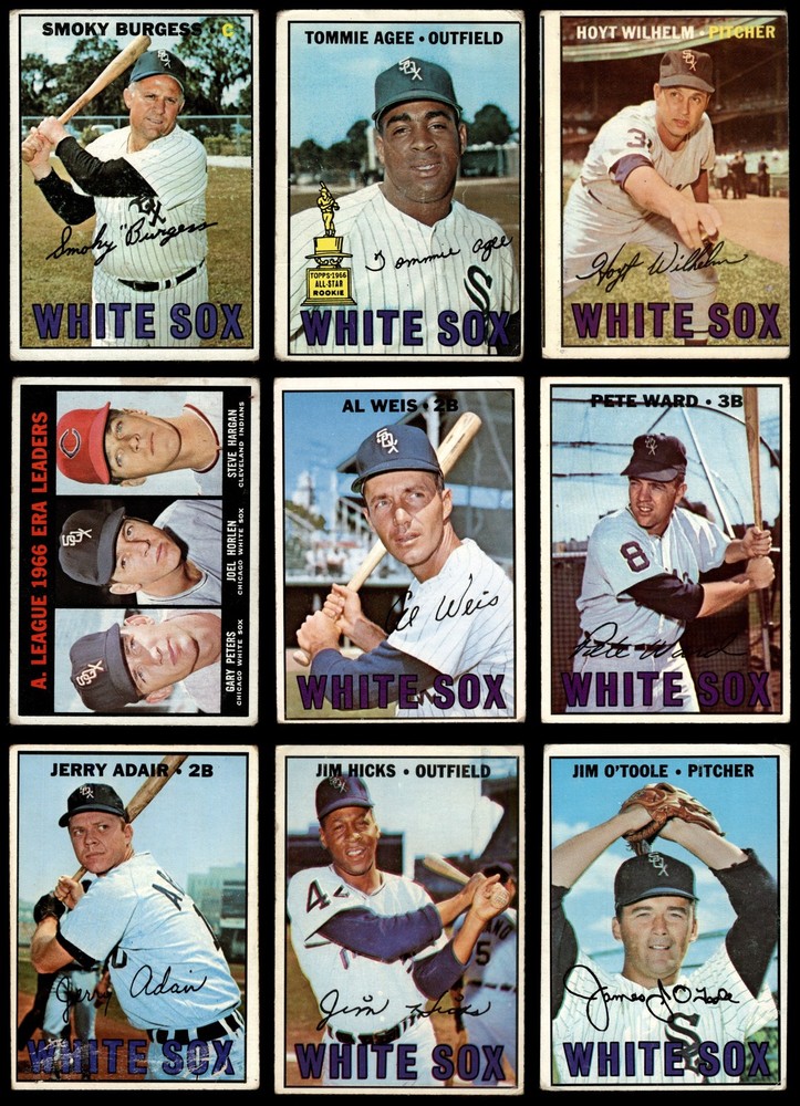 1967 Topps Chicago White Sox Team Set 1.5 - FAIR 7156384