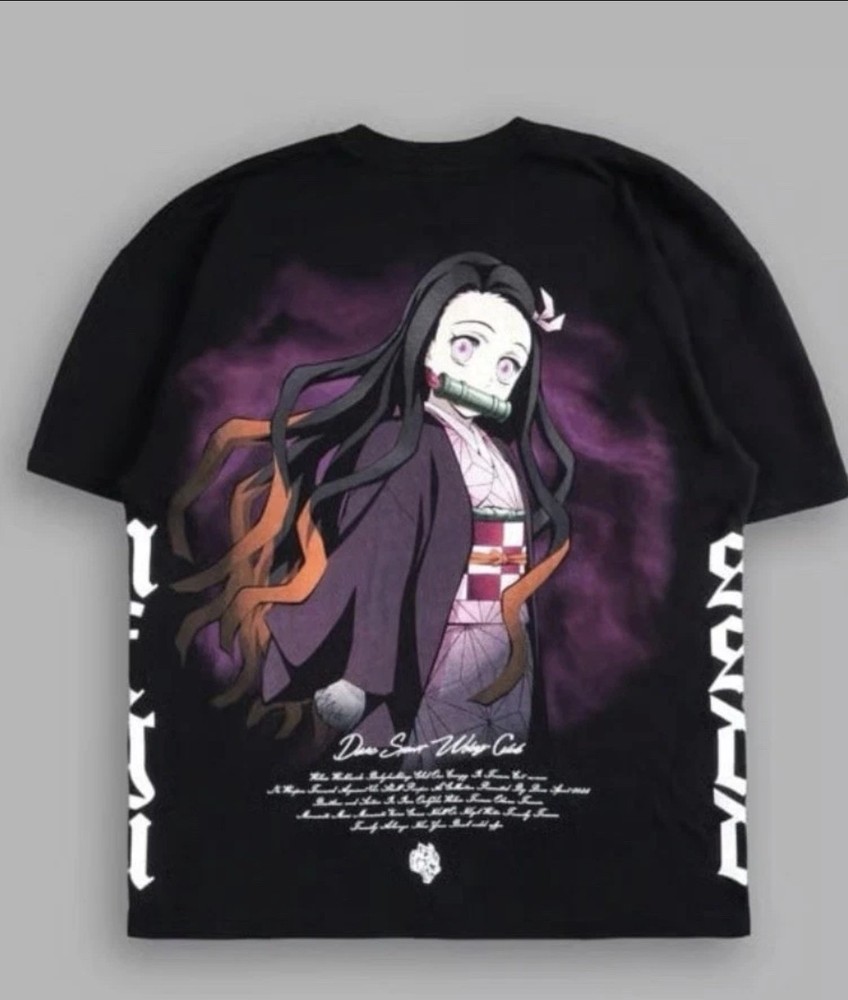 Darc Sport Demon Slayer Nezuko Premium Black T-Shirt Series