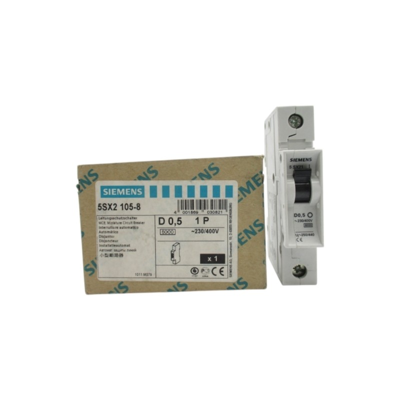 Siemens 5Sx2 105-8 230/400V 0.5A Nsmp