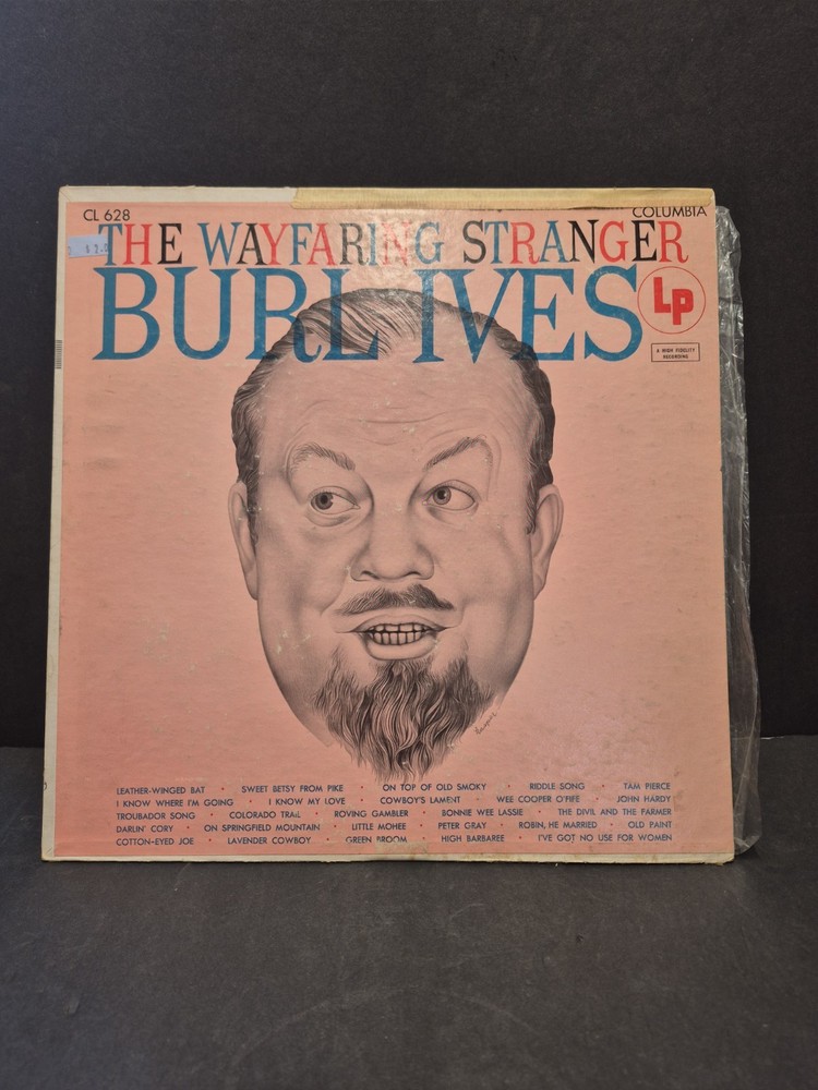 VTG The Wayfaring Stranger Burl Ives Vinyl Record 12