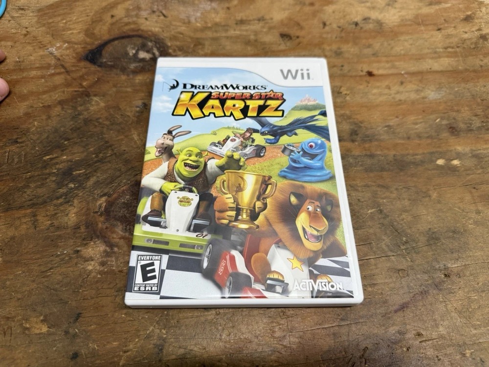 DreamWorks Super Star Kartz (Nintendo Wii, 2011) Complete With Manual