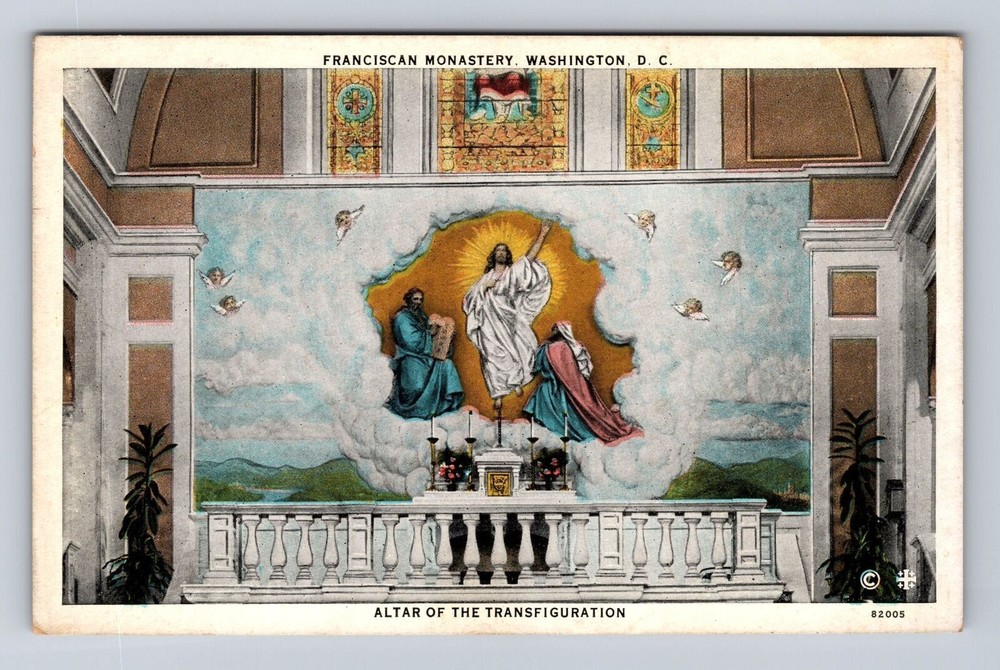 Washington DC- Altar Of Transfiguration, Franciscan Monastery, Vintage Postcard