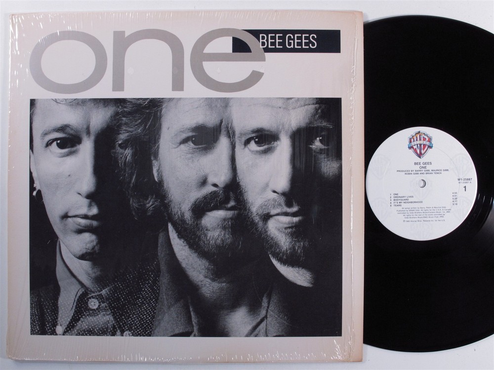 BEE GEES One WARNER BROS LP NM club edition SHRINK f