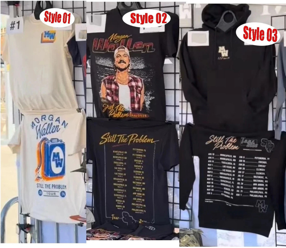 Morgan Wallen Still The Problem Tour 2026 Merch reprint T-Shirt