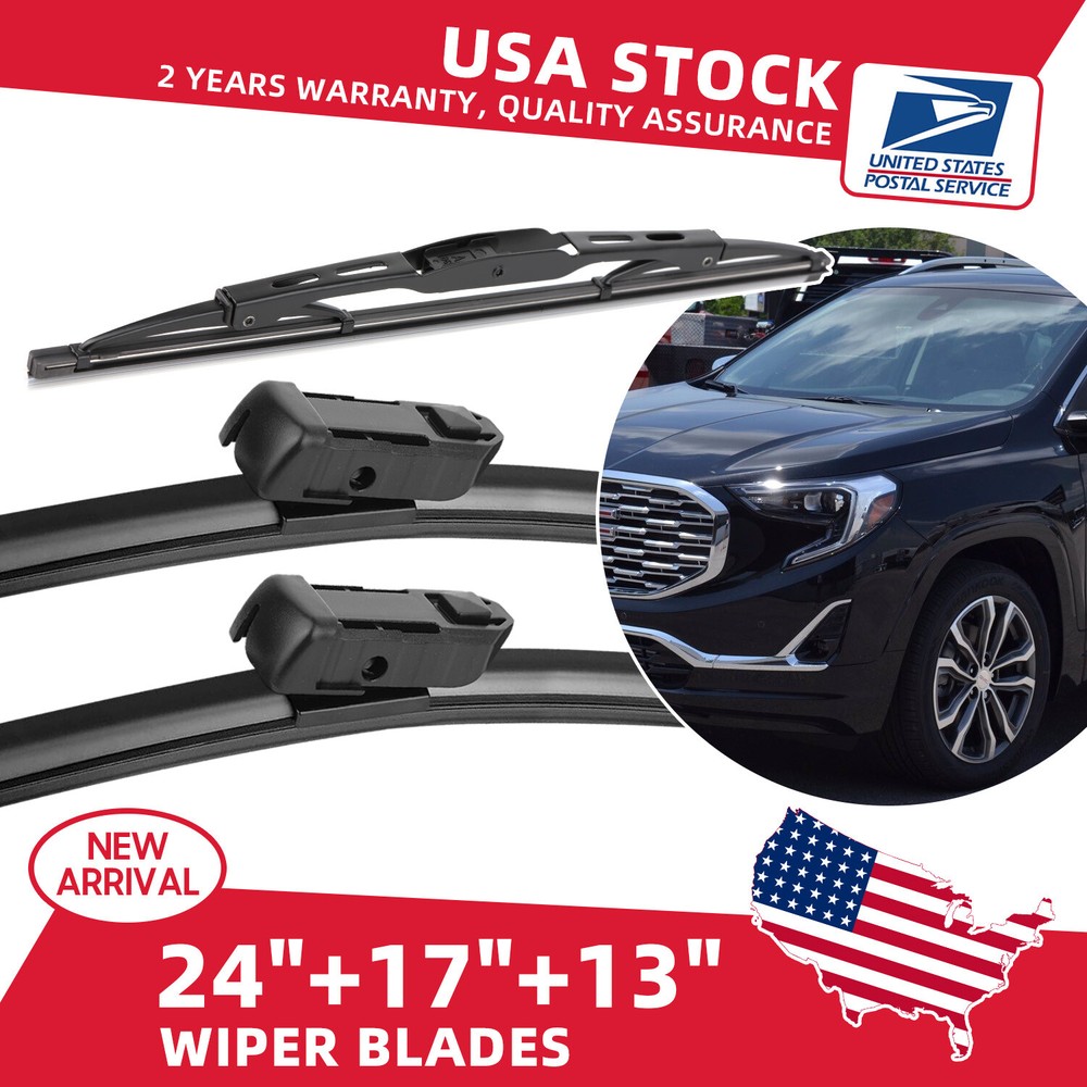 GMC Terrain OEM Windshield Wiper Blades 24 17 13 Inch Replacement