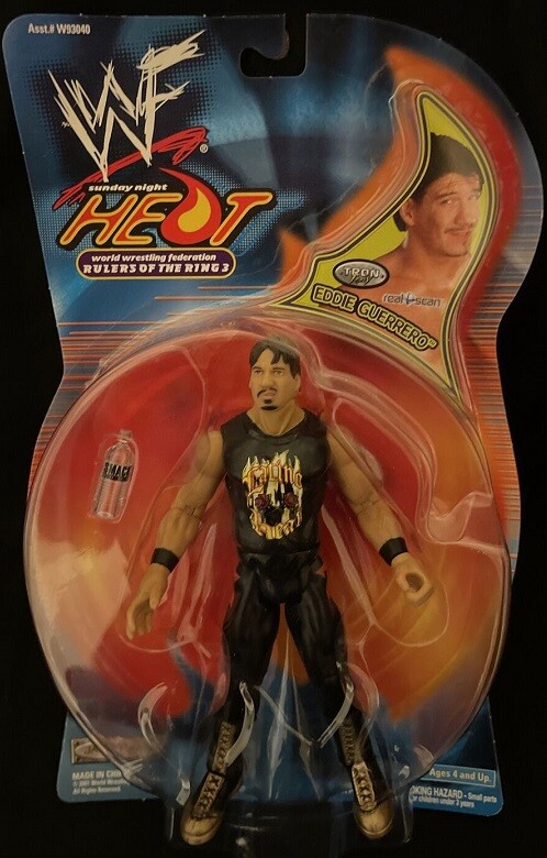 WWE Eddie Guerrero Rulers Of The Ring WWF Jakks Tron Ready Real Scan
