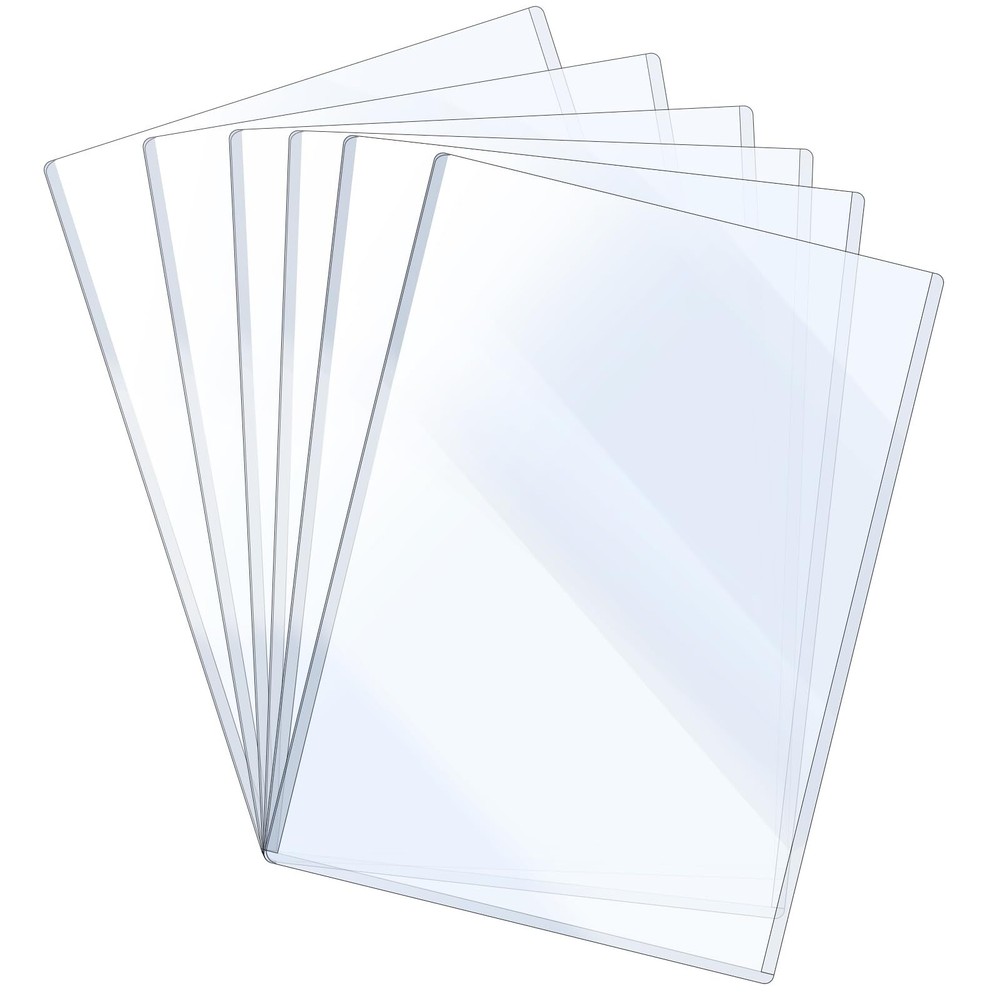 8.5 x 11'' ISO Rigid Print Protectors Clear Rigid Plastic Sheet Paper Page Pr...