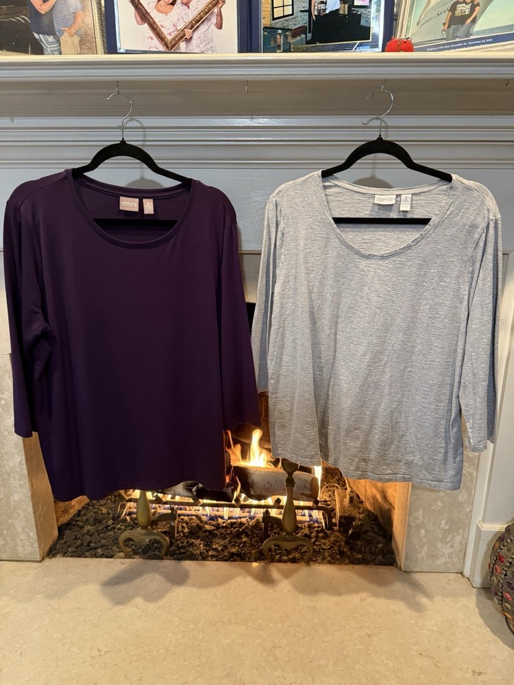 Two Chico’s Tops Bundle Size XL
