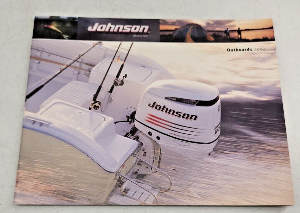 2004 Johnson Outboards Boat Sales Brochure Specifications Outboard Motor