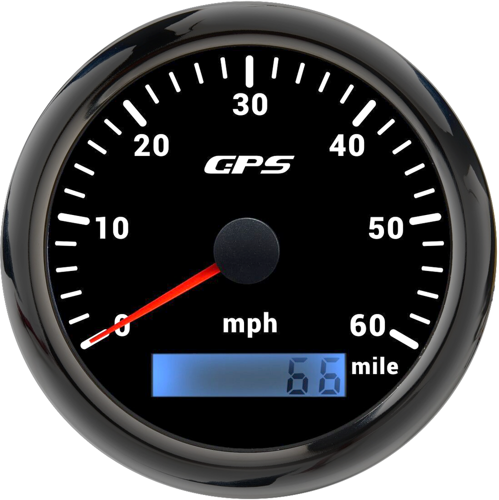 85mm GPS Speedometer with 7-Color LED Display for Car Boat Truck 0-60MPH