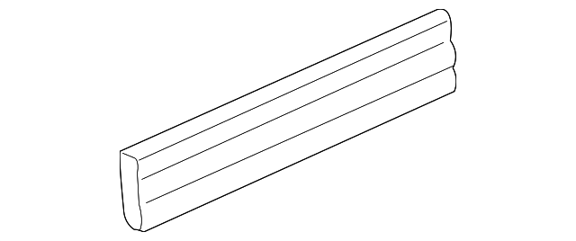 Genuine GM Body Side Lower Rear Molding 15740098